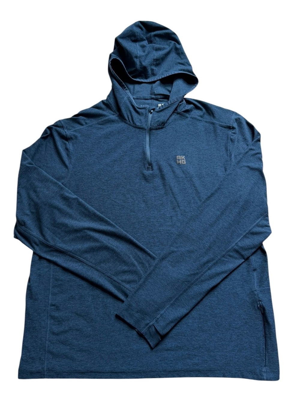 Duluth Trading X AKHG Men’s Large Meltwater Pullover Hoodie Blue Outdoor Hiking